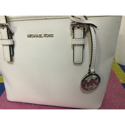 Michael Kors Borsetta in Pelle in Bianco