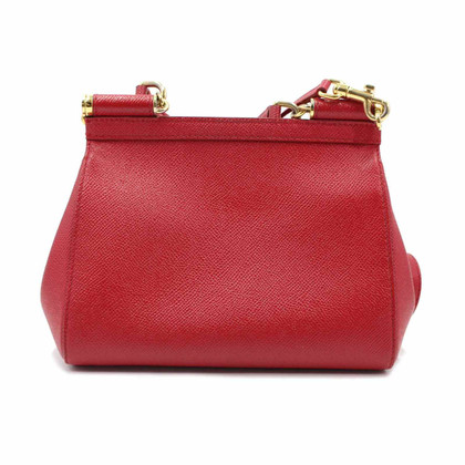 Dolce & Gabbana Sicily Bag Leather in Red