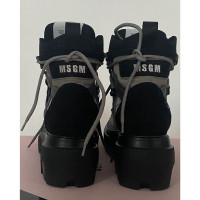 Msgm Ankle boots Suede in Black