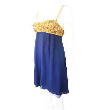 Jenny Packham Dress Silk in Blue