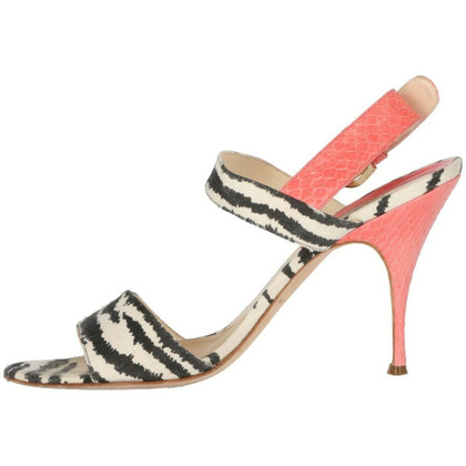 Brian Atwood Sandali in Pelle in Rosa