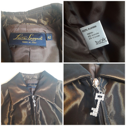 Luisa Spagnoli Jacket/Coat in Brown