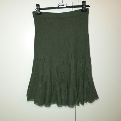 Luisa Spagnoli Skirt Wool in Olive