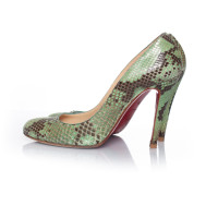 Christian Louboutin Pumps/Peeptoes Leather in Green