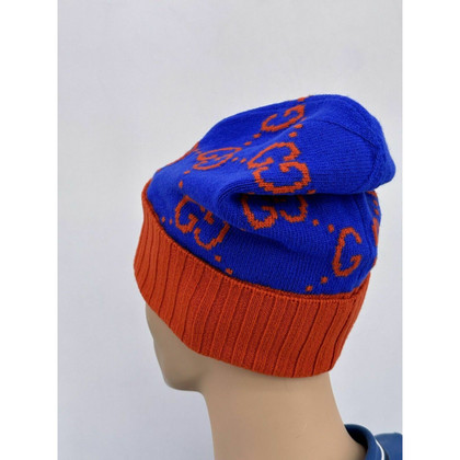 Gucci Hut/Mütze aus Wolle in Blau