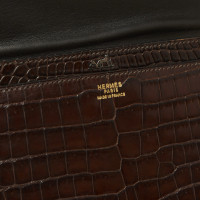 Hermès Umhängetasche aus Leder in Braun