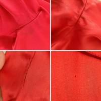 Christian Dior Vestito in Seta in Rosso