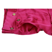 Dolce & Gabbana Shorts Silk in Fuchsia