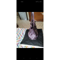 Orciani Handbag Leather in Violet