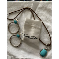 Thomas Sabo Jewellery Set Silver in Turquoise