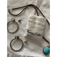 Thomas Sabo Jewellery Set Silver in Turquoise