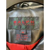 Ralph Lauren Jacke/Mantel aus Leder in Schwarz