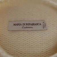 Altre marche Maria Di Ripabianca - maglione di cashmere con pizzo