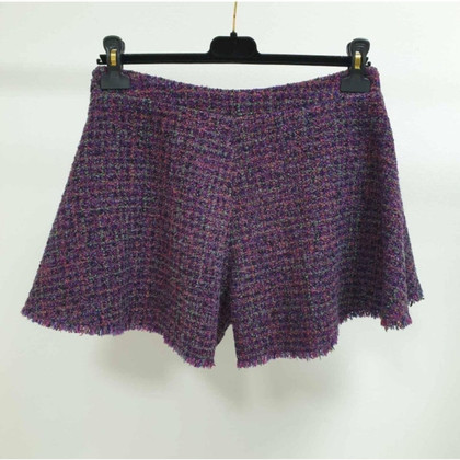 Chanel Shorts aus Wolle in Violett