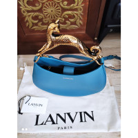 Lanvin Handtasche aus Leder in Blau