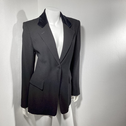 Hermès Blazer aus Wolle in Schwarz