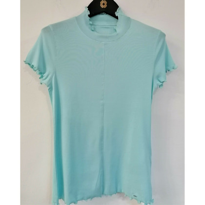 Marc Cain Top Cotton in Turquoise