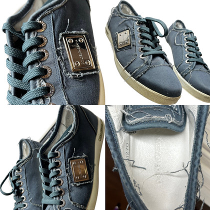 Dolce & Gabbana Trainers Jeans fabric in Blue