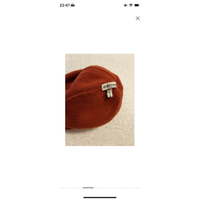Hermès Hut/Mütze aus Wolle in Orange