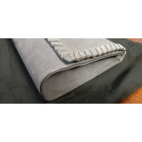 Orciani Clutch Bag Suede in Grey