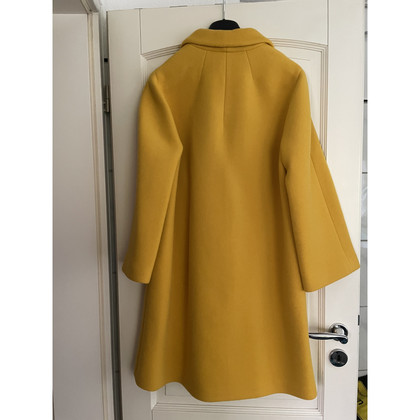 Tara Jarmon Jacket/Coat Wool in Yellow