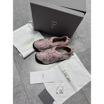 Dior Chaussures de sport en Coton en Rose/pink
