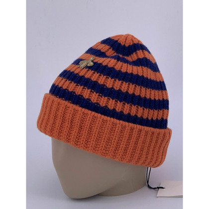 Gucci Hut/Mütze aus Wolle in Orange