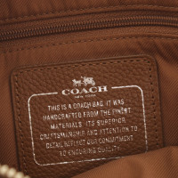 Coach Handtasche aus Leder in Braun