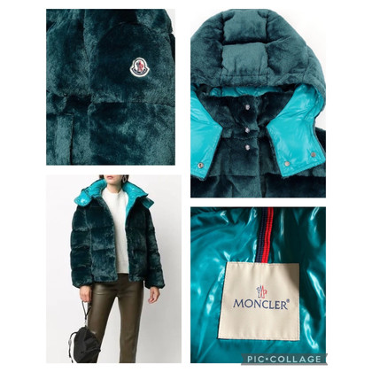 Moncler Veste/Manteau en Turquoise