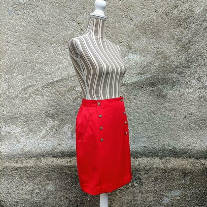 Les Copains Skirt Wool in Red