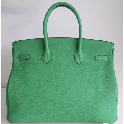 Hermès Birkin Bag 35 en Cuir en Vert