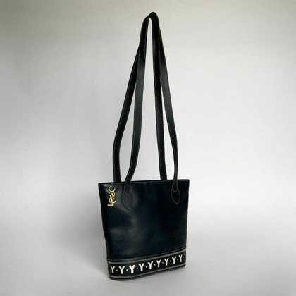 Yves Saint Laurent Borsa a tracolla in Pelle in Blu