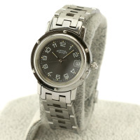 Hermès Horloge Staal in Zwart