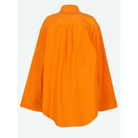 Balenciaga Jas/Mantel Katoen in Oranje