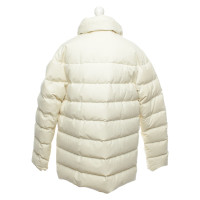 Jil Sander Veste/Manteau en Coton en Crème