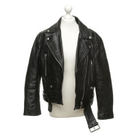 Acne Leather jacket in biker style