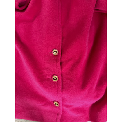 Chanel Jas/Mantel Wol in Roze