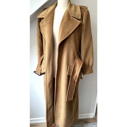 Saint Laurent Jacket/Coat Wool in Brown