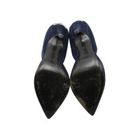Burberry Sandalen aus Wildleder in Blau