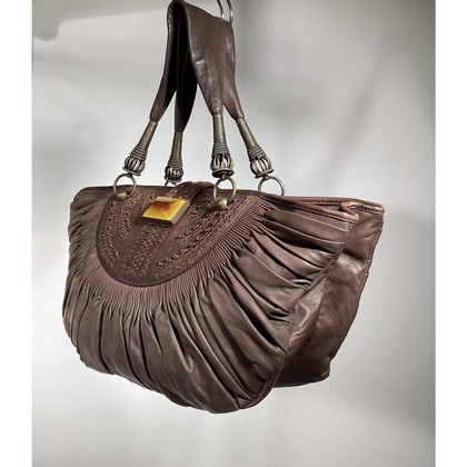 Dior Handtasche aus Leder in Braun