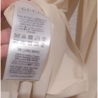Gucci Vestito in Seta in Crema