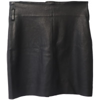 Iro Skirt Leather in Black