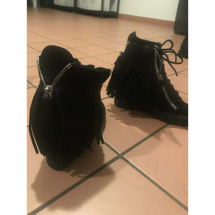 Giuseppe Zanotti Chaussures de sport en Daim en Noir
