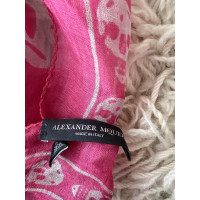 Alexander McQueen Schal/Tuch aus Seide in Rosa / Pink