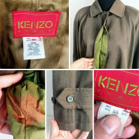 Kenzo Veste/Manteau en Laine en Vert