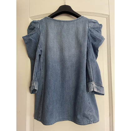 Maje Top Cotton in Blue
