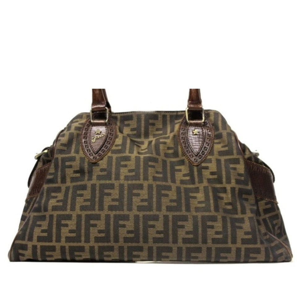 Fendi Handbag with Zucca pattern