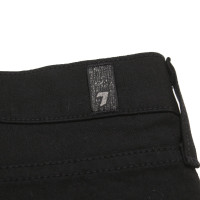 7 For All Mankind Jeans en Coton en Noir