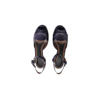 Marni Sandalen aus Leder in Violett