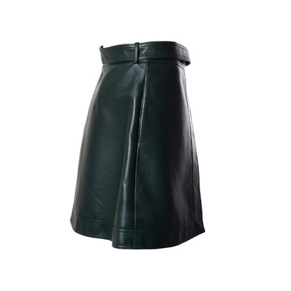 Oscar De La Renta Skirt Leather in Green